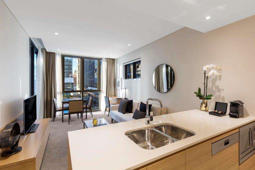 Skye Suites סידני חדר תמונה A typical apartment interior